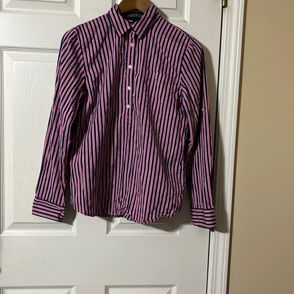 Lauren Ralph Lauren Woman’s Shirt Multicolor Size M - Picture 3 of 5